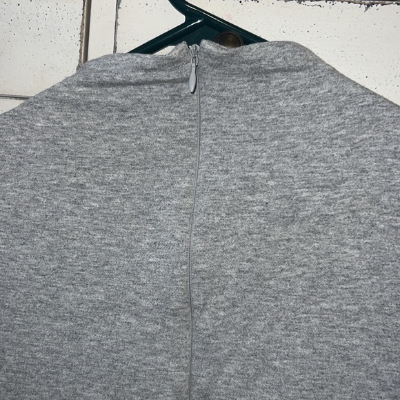 Naked Wardrobe grey longsleeve bike short fitted bodysuit one piece zipper back - Picture 10 of 10